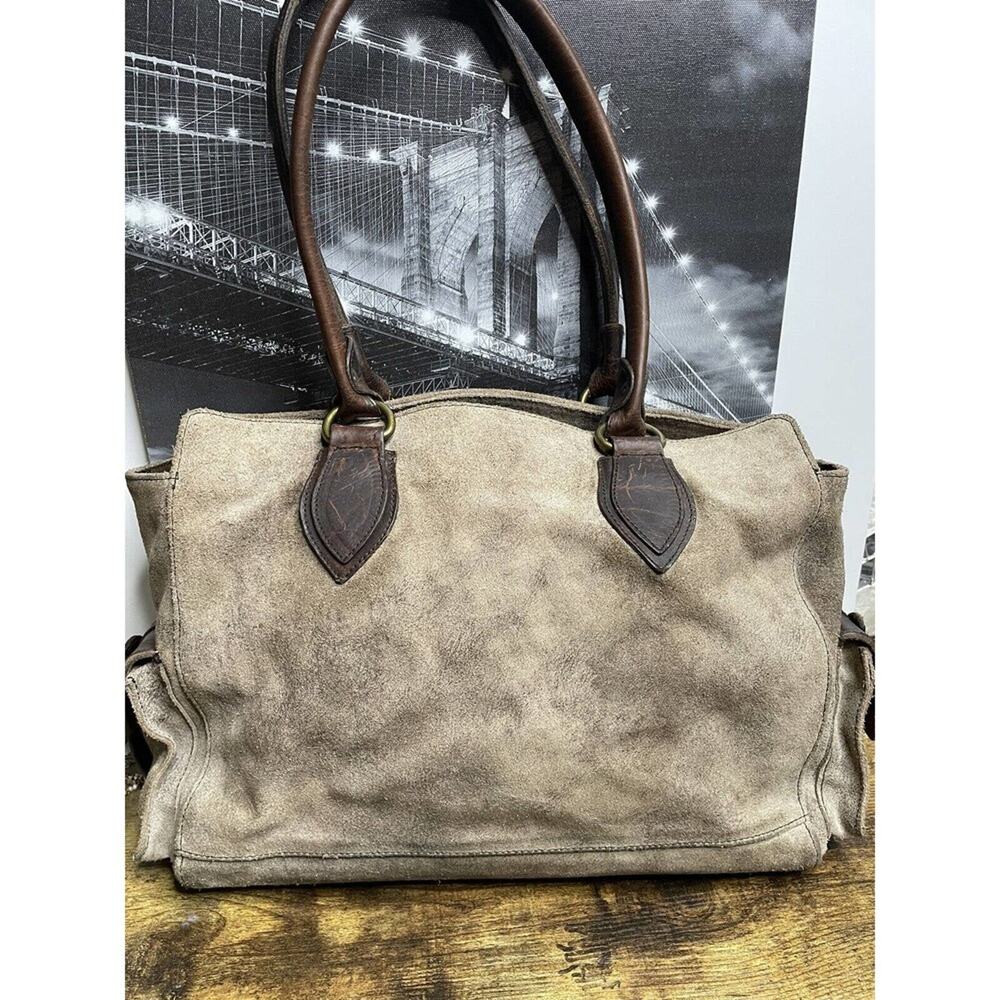 Vintage Designer JUAN ANTONIO LEATHER Hand Bag‎ Made in the U.S.A.